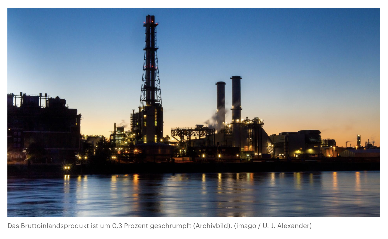 Statistisches Bundesamt - BIP stärker geschrumpft als erwartet: 0,3 Prozent im zweiten Quartal